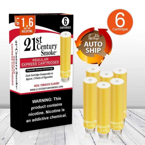 Refill 6 Pack - Regular 1.6% Nicotine - Auto-Ship AS-38-118R