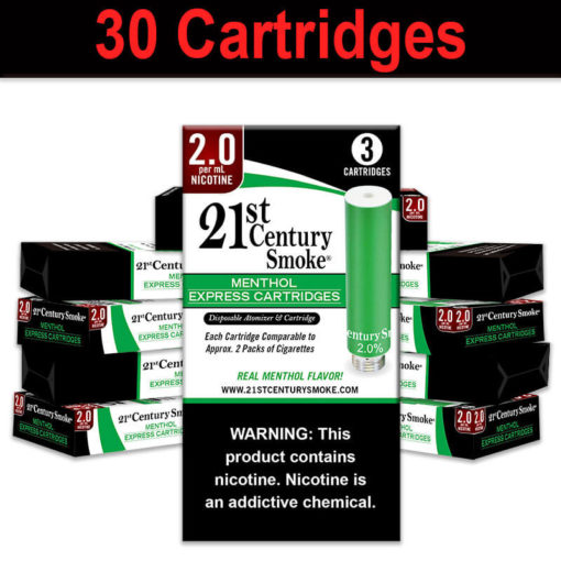 Menthol 3 Pack Foil - Refill 2.0% Buy 6+4 FREE - 30 Total