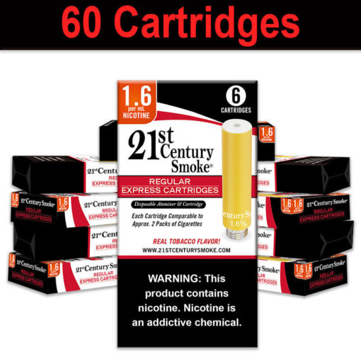 Regular 6 Pk-Refill Cartridges - 1.6% Buy 9+1 FREE - 60 Total