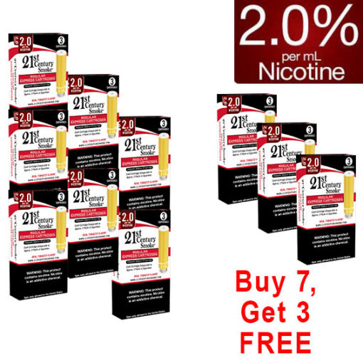 Day Sale Regular 3 Pack Foil - Refill 2.0% Buy 7+3 FREE - 30 Total