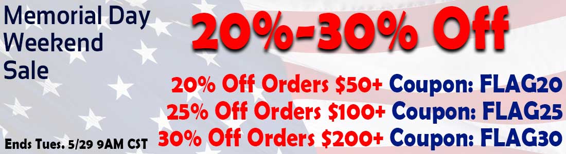 Memorial Day E-Cig Sale Banner