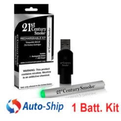 21st Century Smoke Rechargeable 1 Battery Kit Auto-Ship