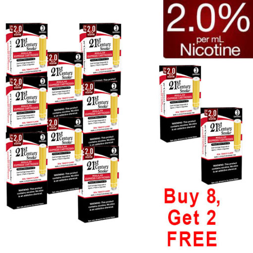 Super Sale Regular 3 Pack Foil - Refill 2.0% Buy 8+2 FREE - 30 Total