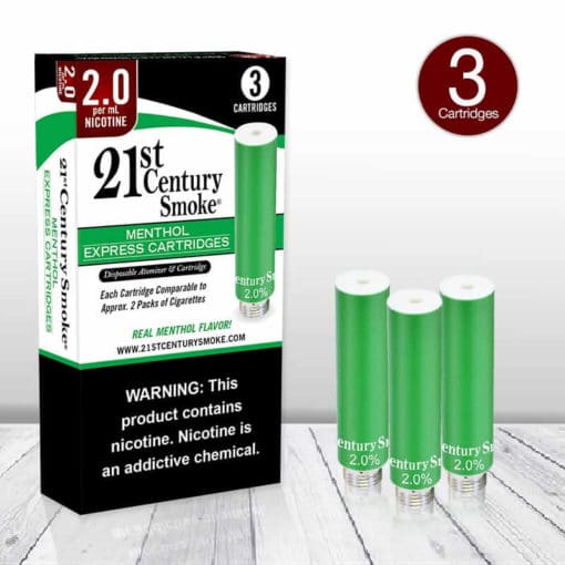 Refill Cartridge 3 Pack Box- Menthol 2.0% Nicotine