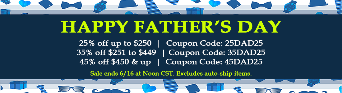 21st Fathers Day Multi tire Sale Banner Father's Day multi tier sale 25% to 45% off.