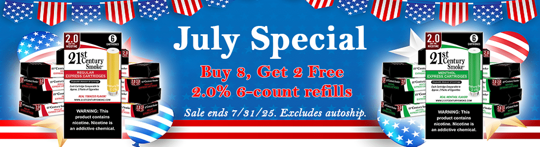 21st July Special Buy 8 Get 2 of 2.0 6ct July Special Buy 8 Get 2 Free of the 2.0% 6-count refills.